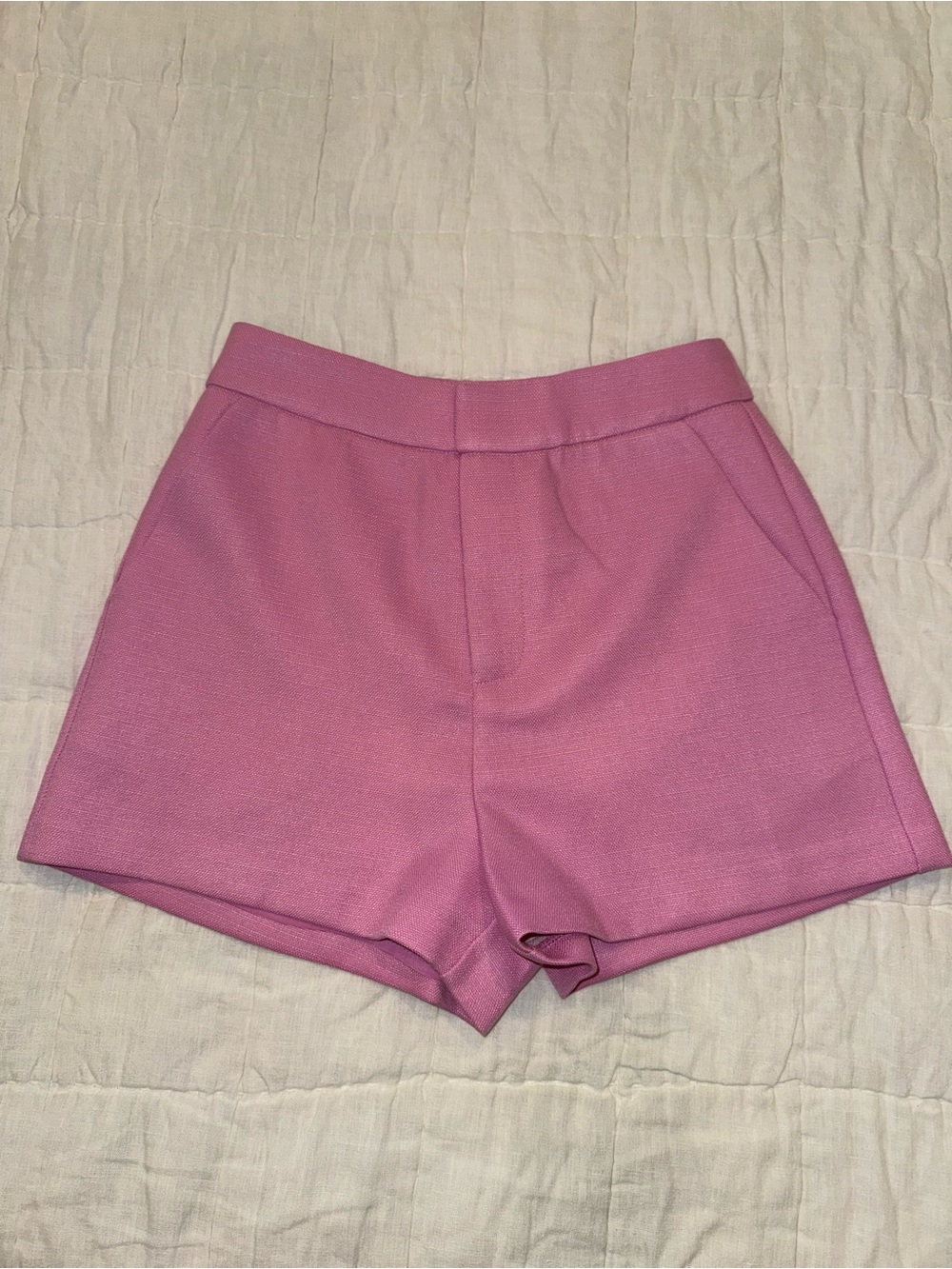 High-Rise Pink Women's Tailored Shorts by Endless Rose